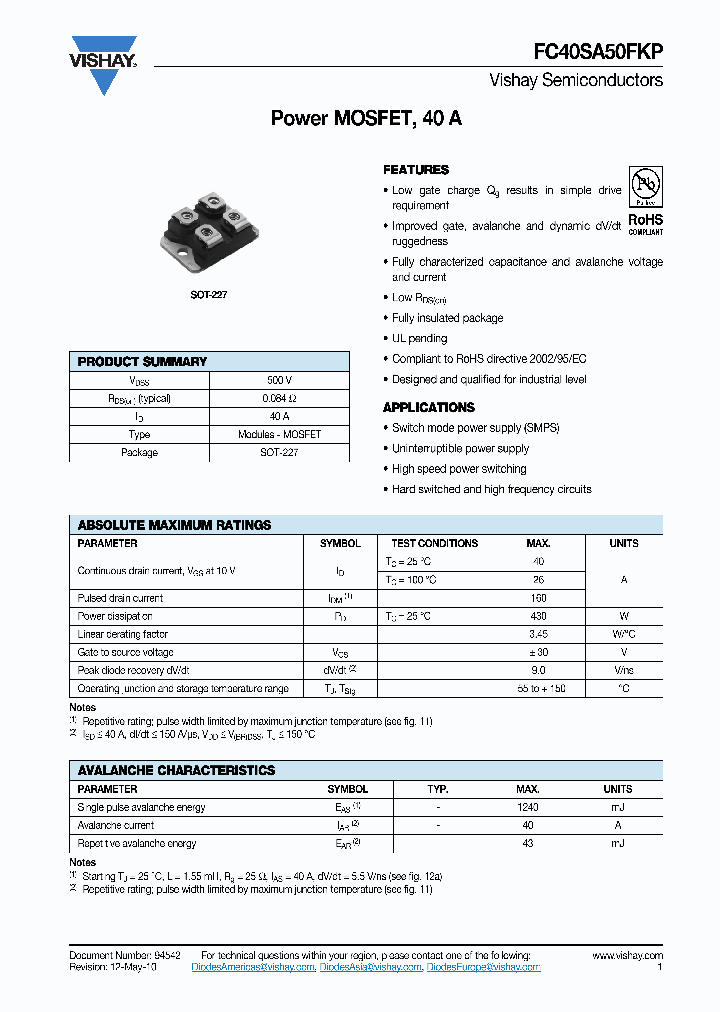 FC40SA50FKP_5835999.PDF Datasheet