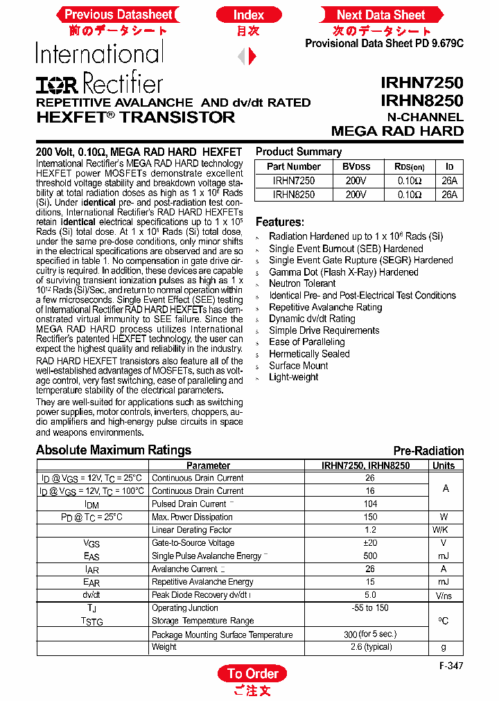 IRHN7250_5836991.PDF Datasheet