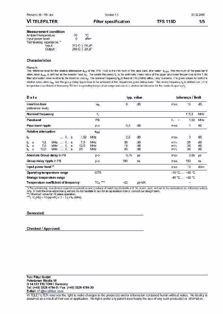 TFS115D_5840348.PDF Datasheet