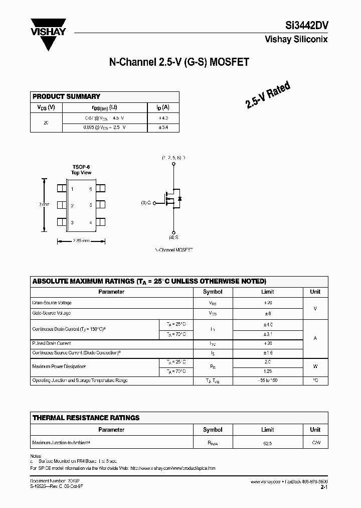 SI3442DV_5911235.PDF Datasheet