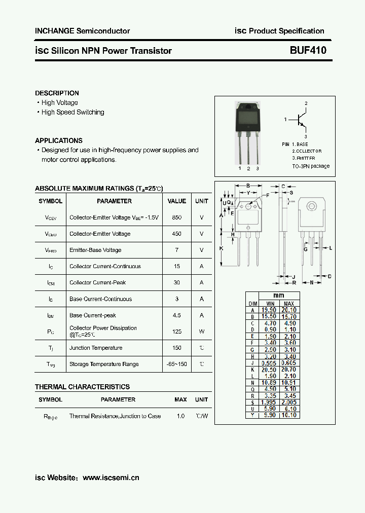 BUF410_6000662.PDF Datasheet