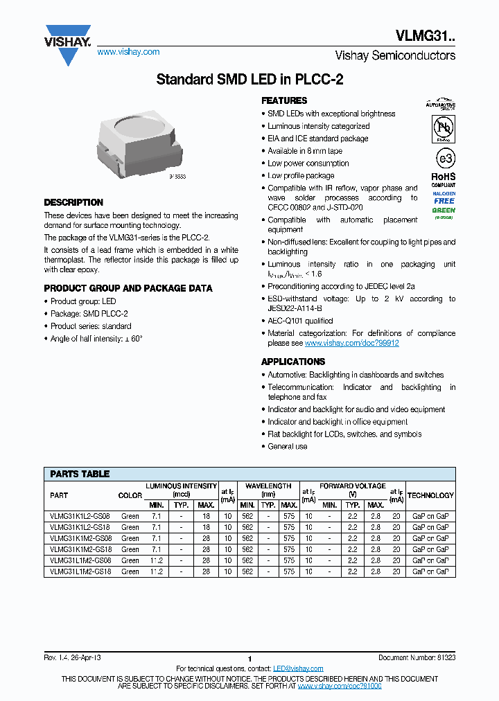 VLMG31K1L2-GS0813_6291250.PDF Datasheet