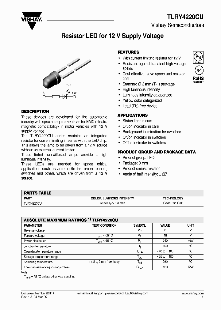 TLRY4220CU_6611332.PDF Datasheet