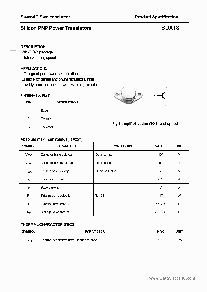 BDX18_6952442.PDF Datasheet