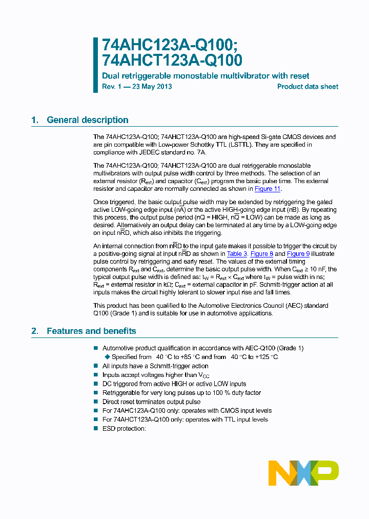 74AHC123APW-Q100_7146228.PDF Datasheet