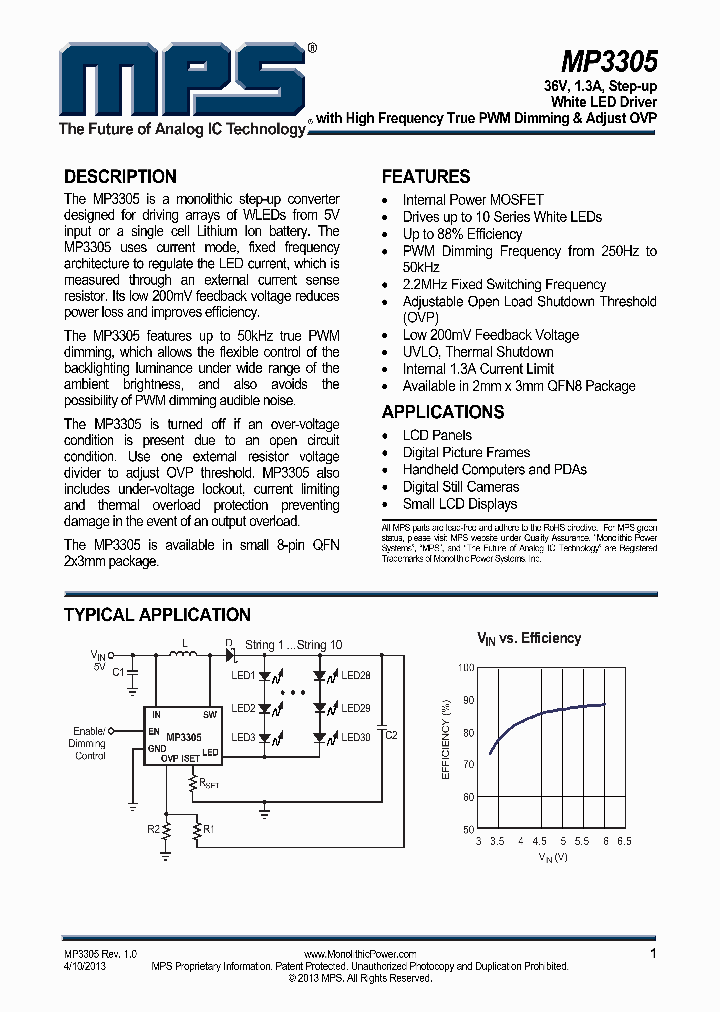 MP3305_7390309.PDF Datasheet