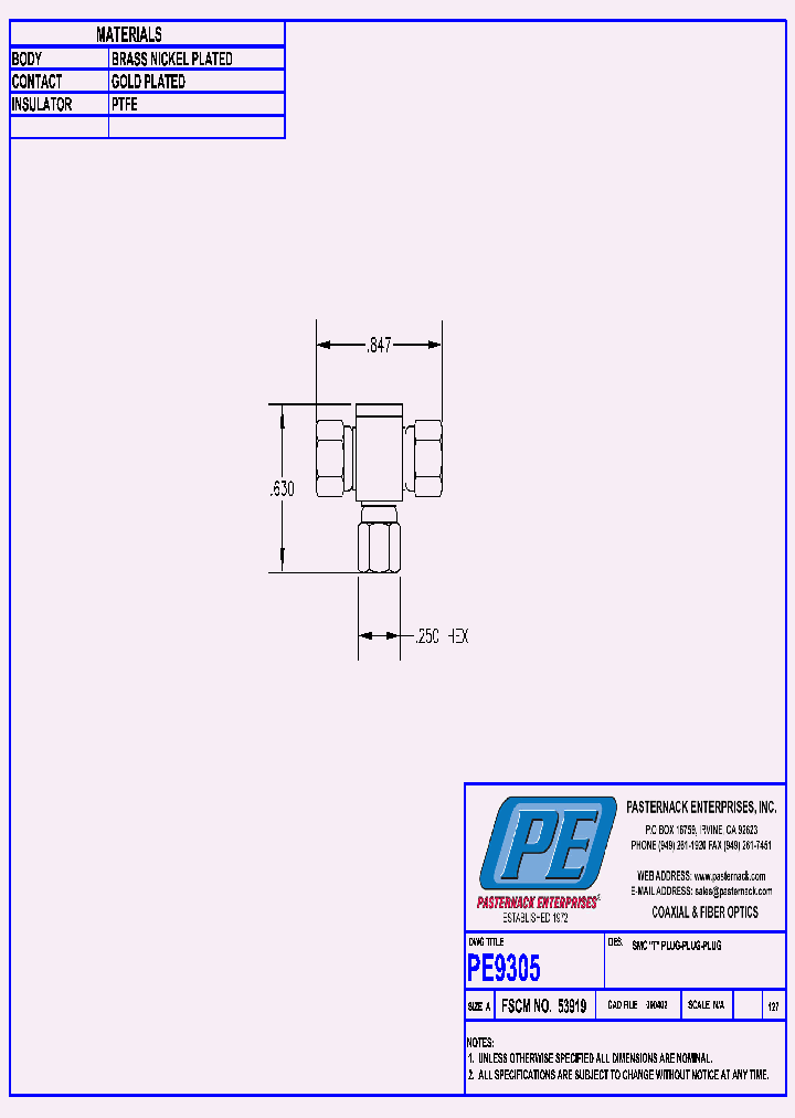 PE9305_7488587.PDF Datasheet