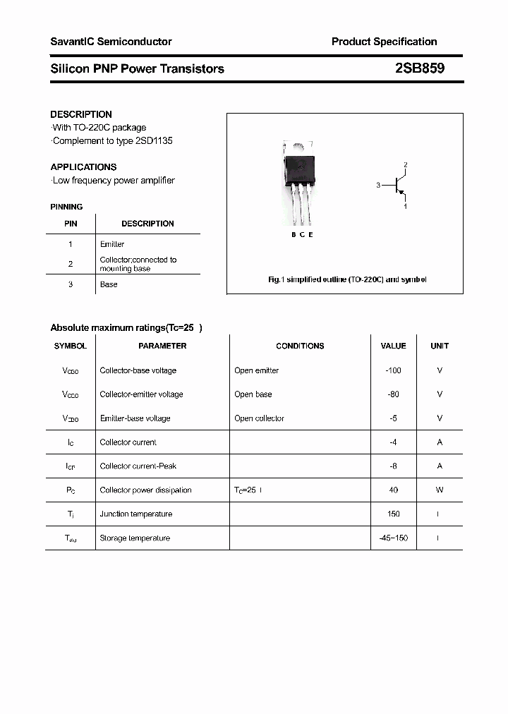 2SB859_7528017.PDF Datasheet