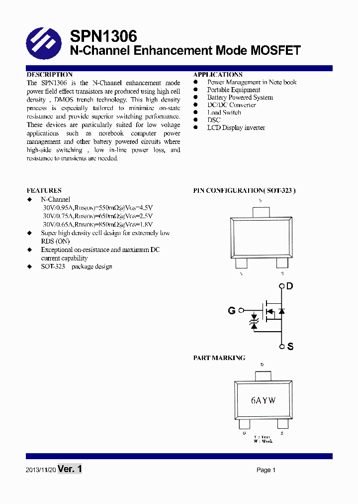 SPN1306_7530317.PDF Datasheet