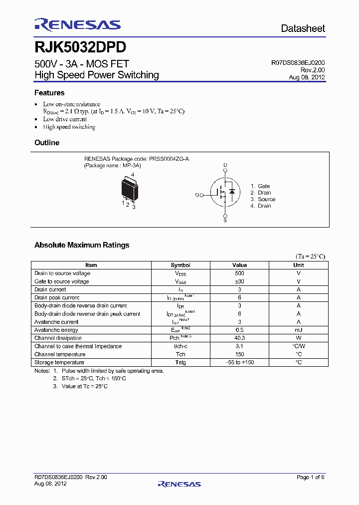 RJK5032DPD_7655035.PDF Datasheet