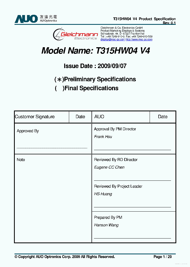T315HW04-V4_7671338.PDF Datasheet