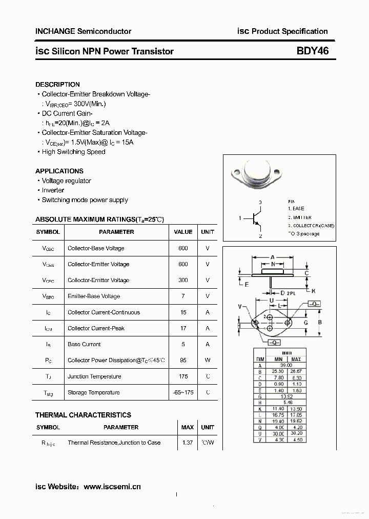 BDY46_7752183.PDF Datasheet