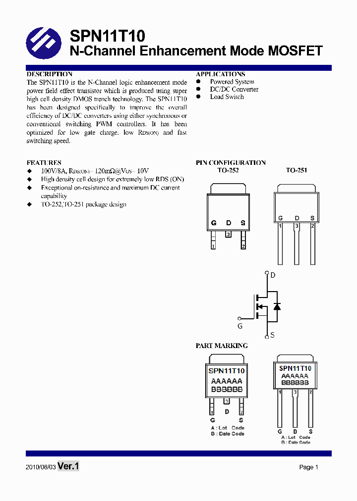 SPN11T10_7810122.PDF Datasheet