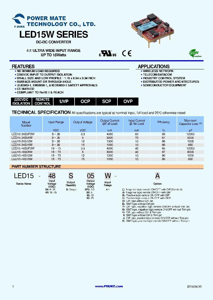 LED15-24S05W_7796254.PDF Datasheet