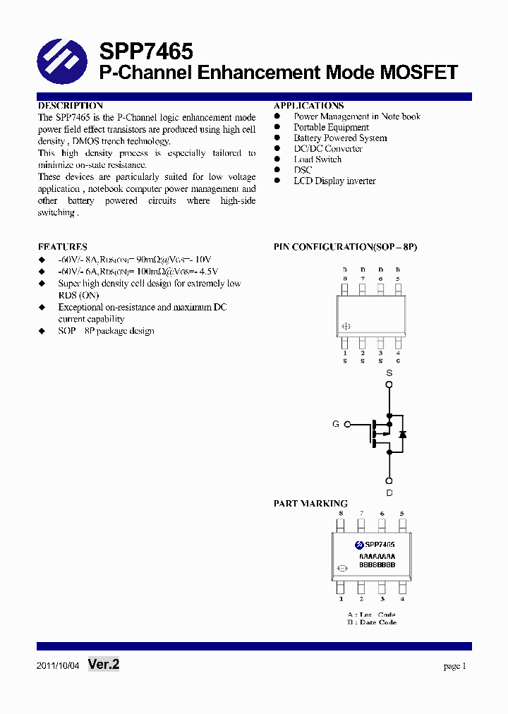 SPP7465_7817771.PDF Datasheet