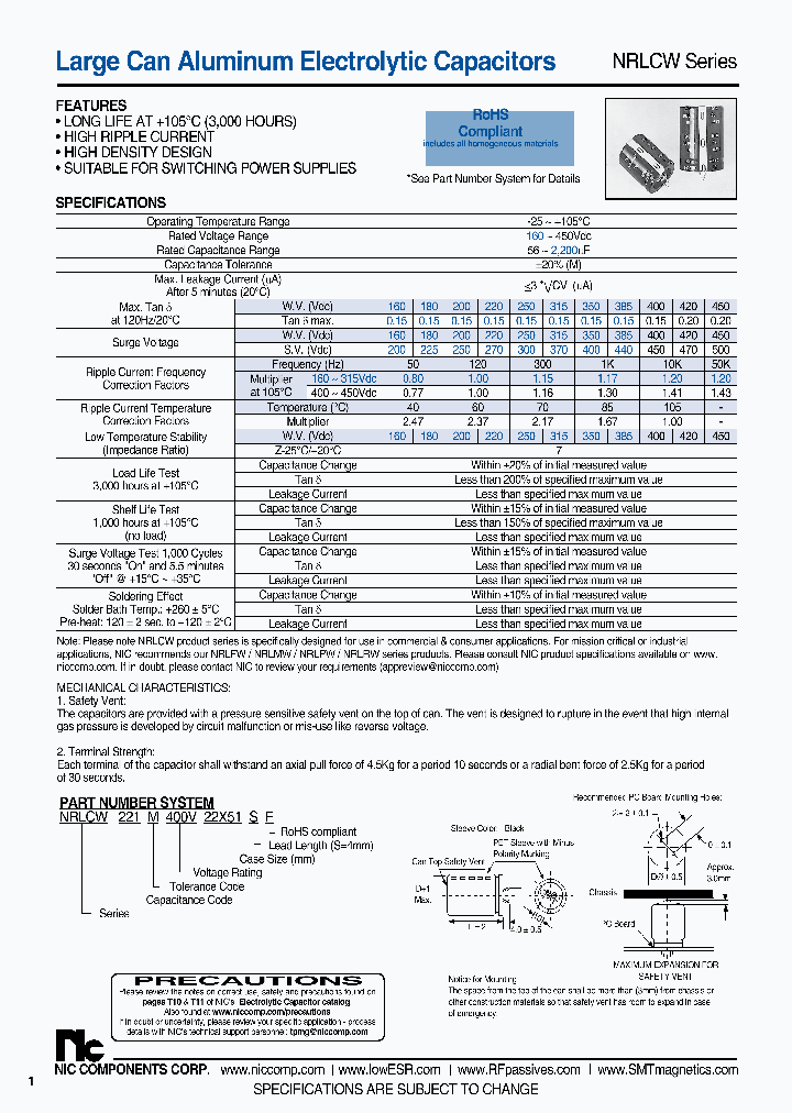 NRLCW391M180V254X31SF_7835240.PDF Datasheet