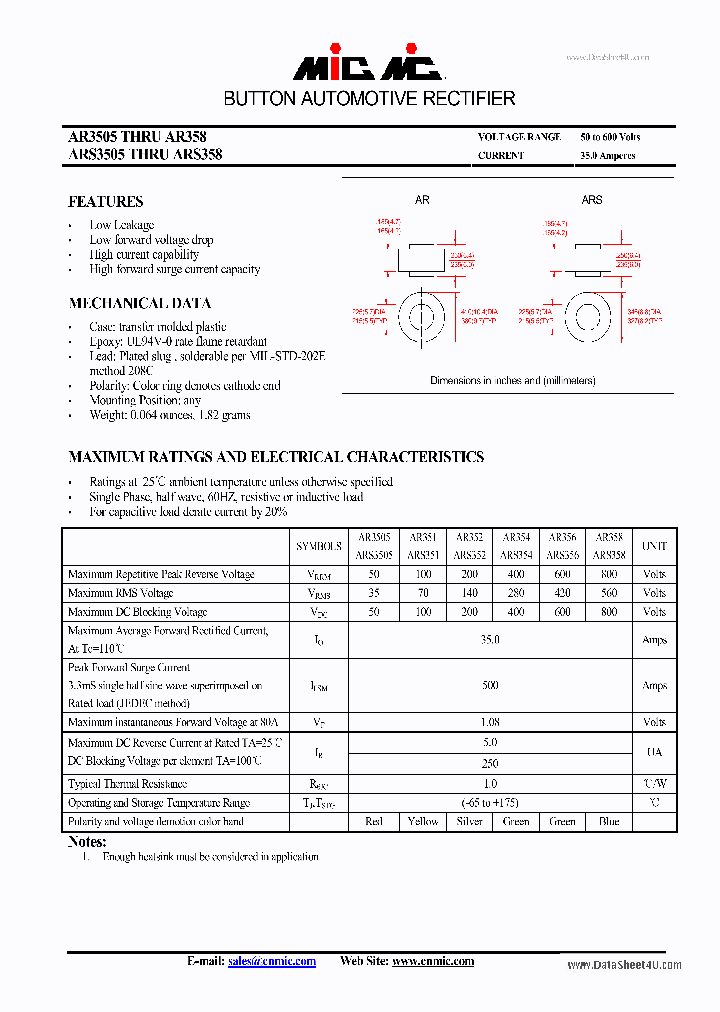 ARS358_7787885.PDF Datasheet