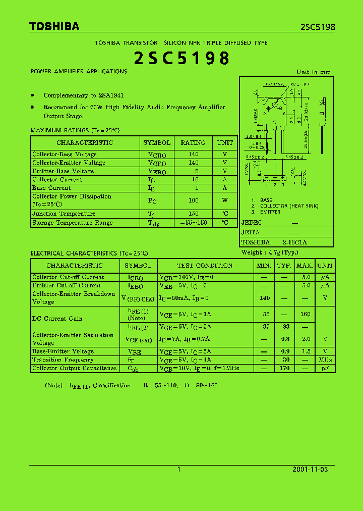 2SC5198_7927641.PDF Datasheet