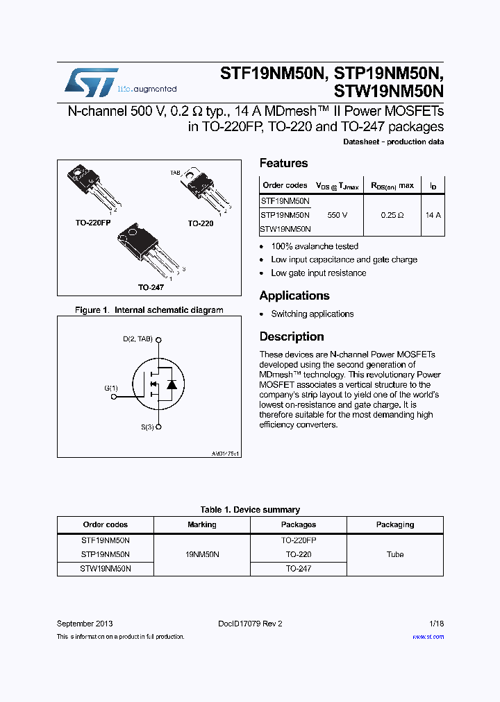 STW19NM50N_8083085.PDF Datasheet