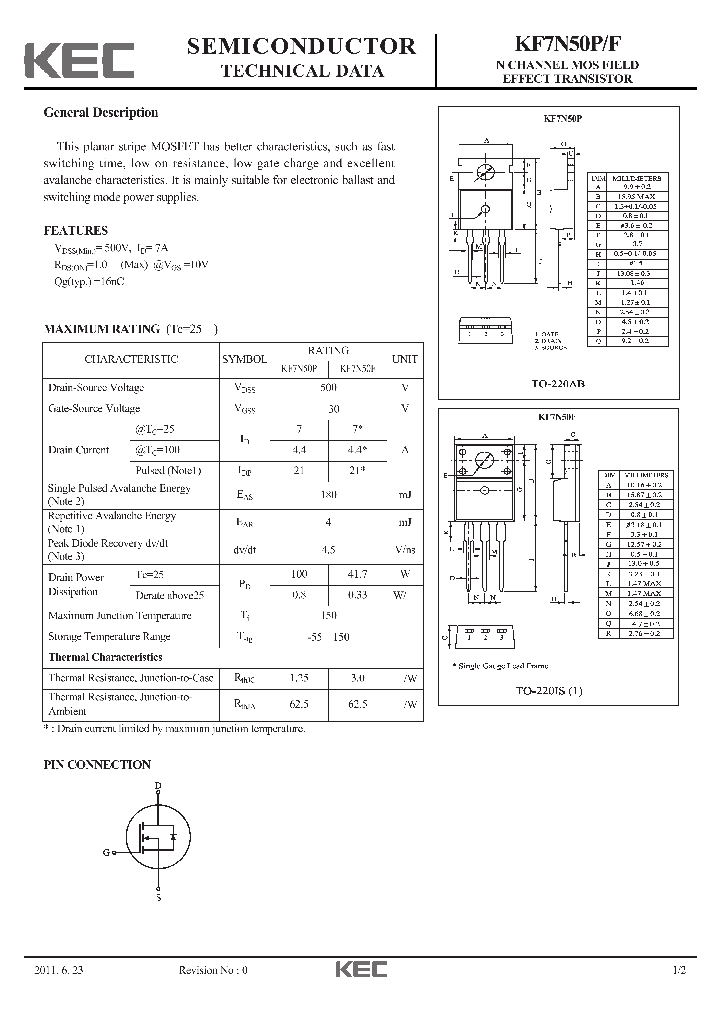 KF7N50F_8085060.PDF Datasheet