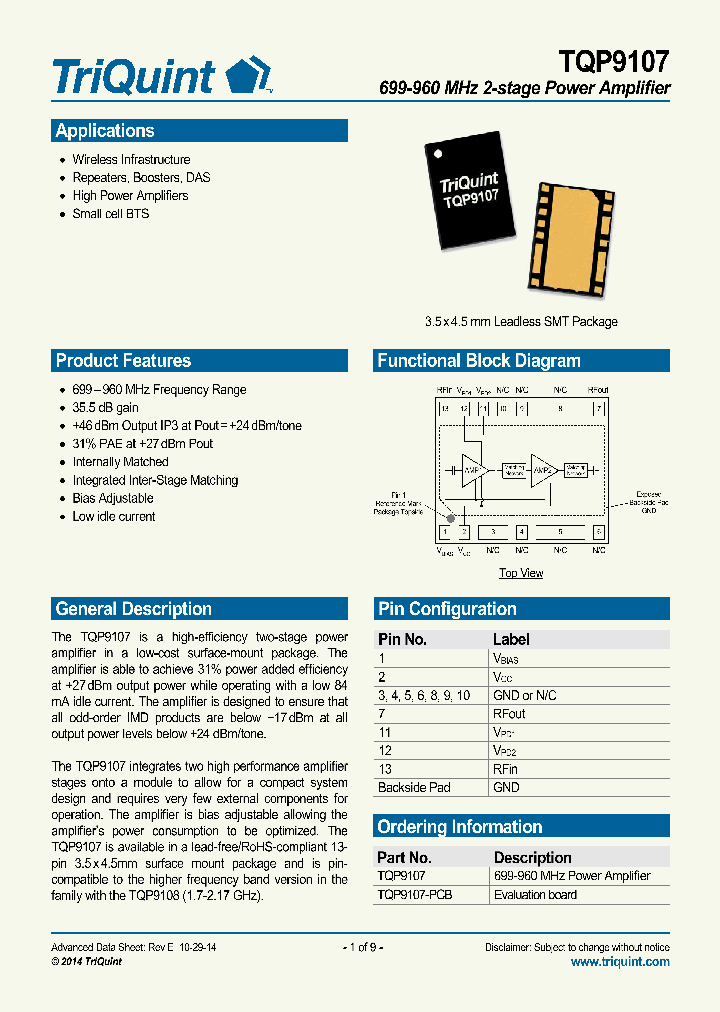 TQP9107-PCB_8109422.PDF Datasheet