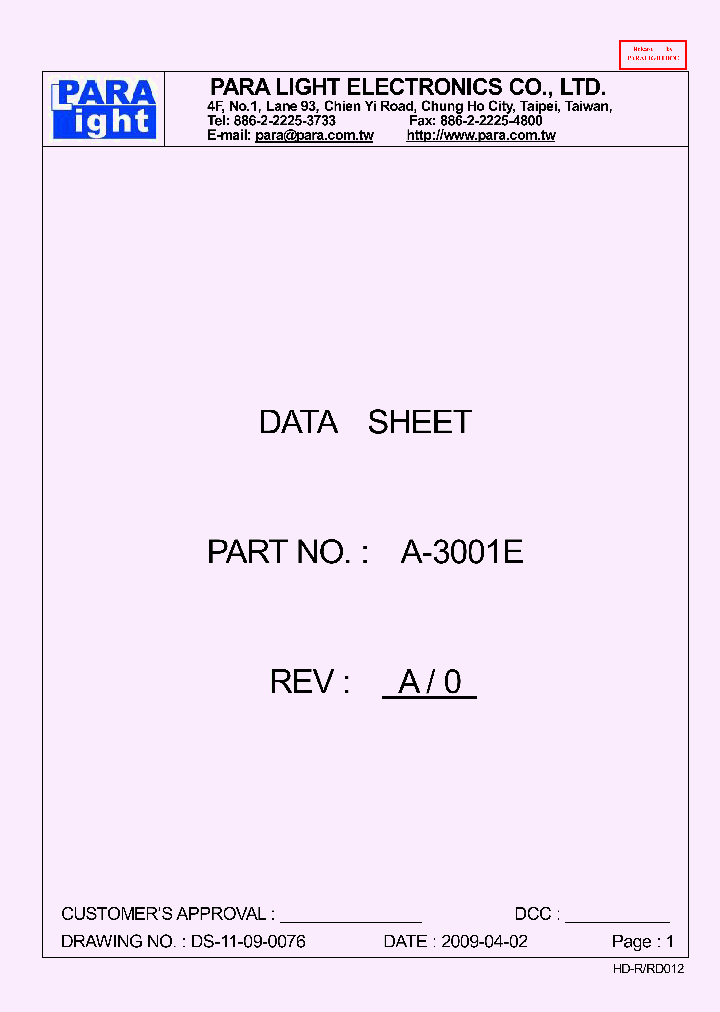 A-3001E_8114192.PDF Datasheet