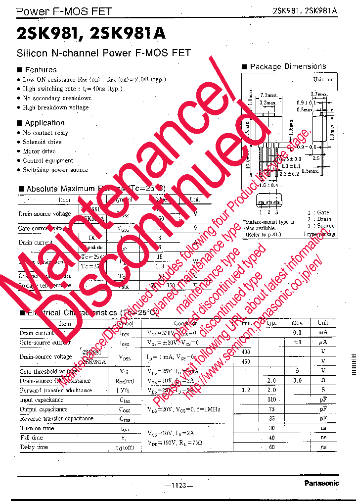 2SK0981_8131605.PDF Datasheet