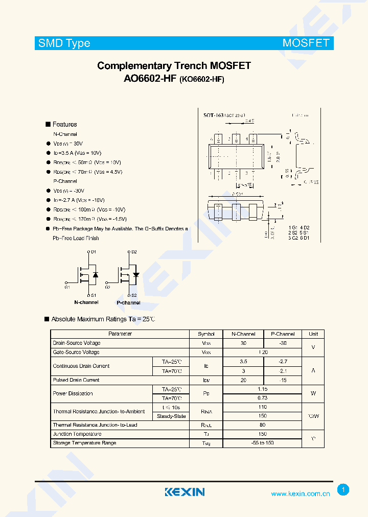 AO6602-HF_8163362.PDF Datasheet