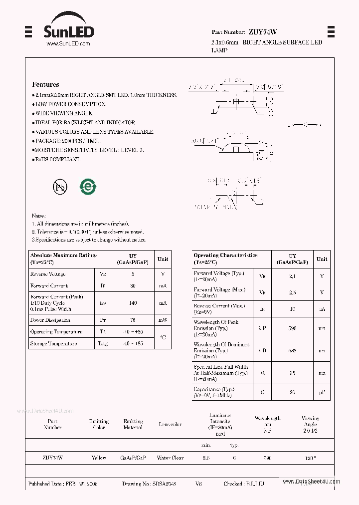 ZUY74W_7828708.PDF Datasheet