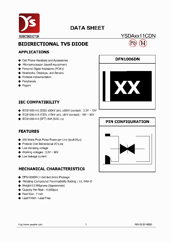 YSDAXX11CDN_8211862.PDF Datasheet