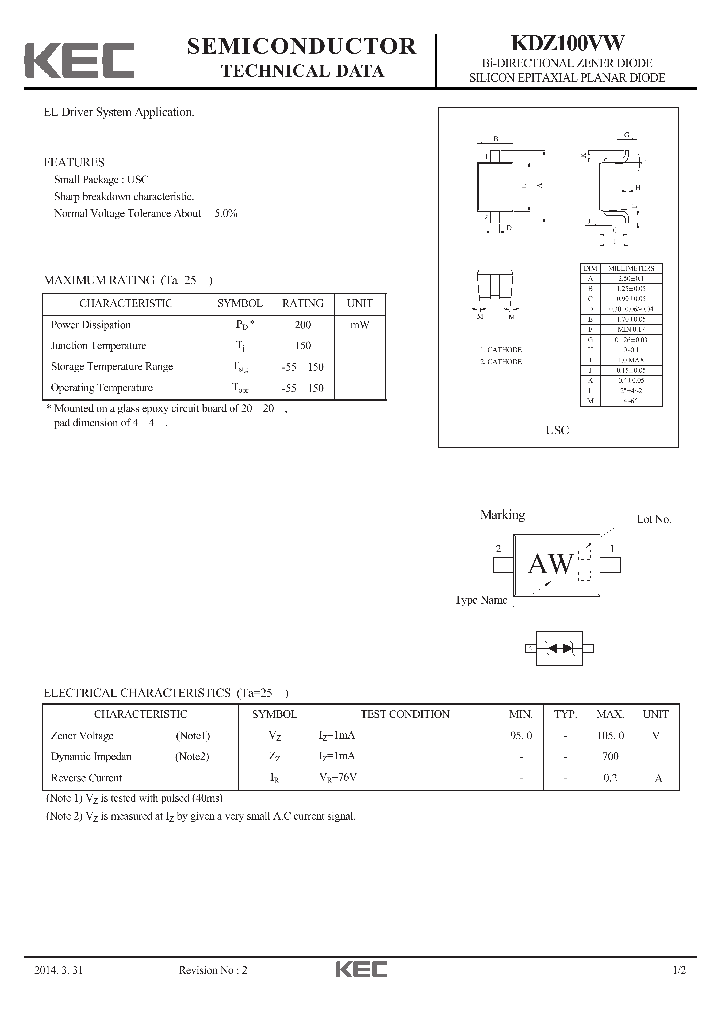 KDZ100VW_8228010.PDF Datasheet