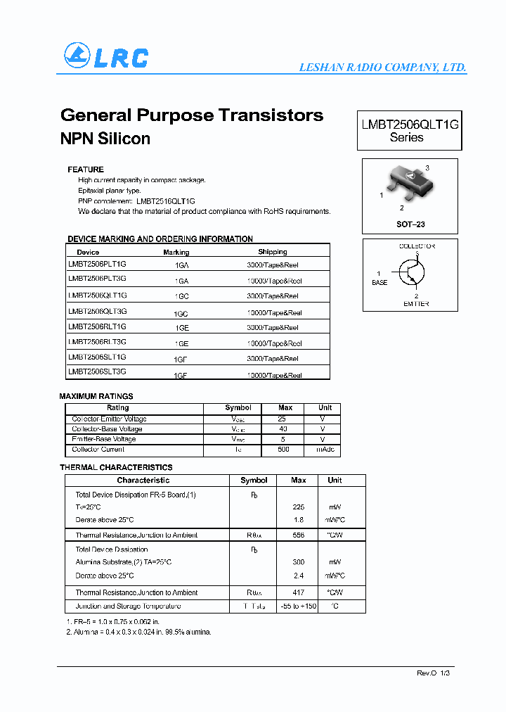 LMBT2506QLT1G-15_8229648.PDF Datasheet