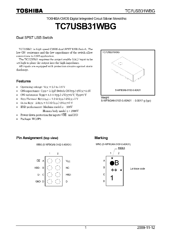 TC7USB31WBG_8236693.PDF Datasheet