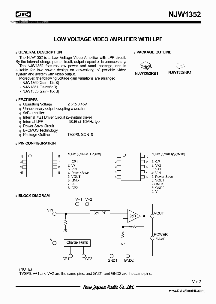 NJW1352_7857215.PDF Datasheet