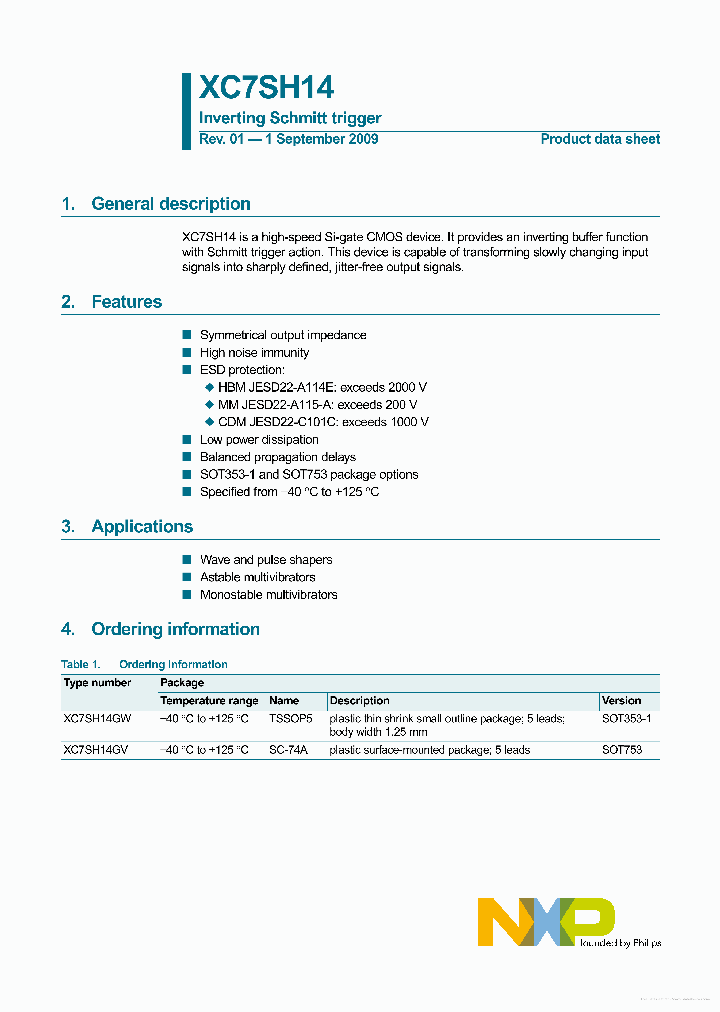 XC7SH14_7857450.PDF Datasheet