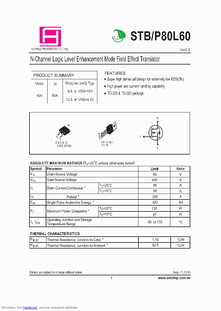 STP80L60_7886420.PDF Datasheet