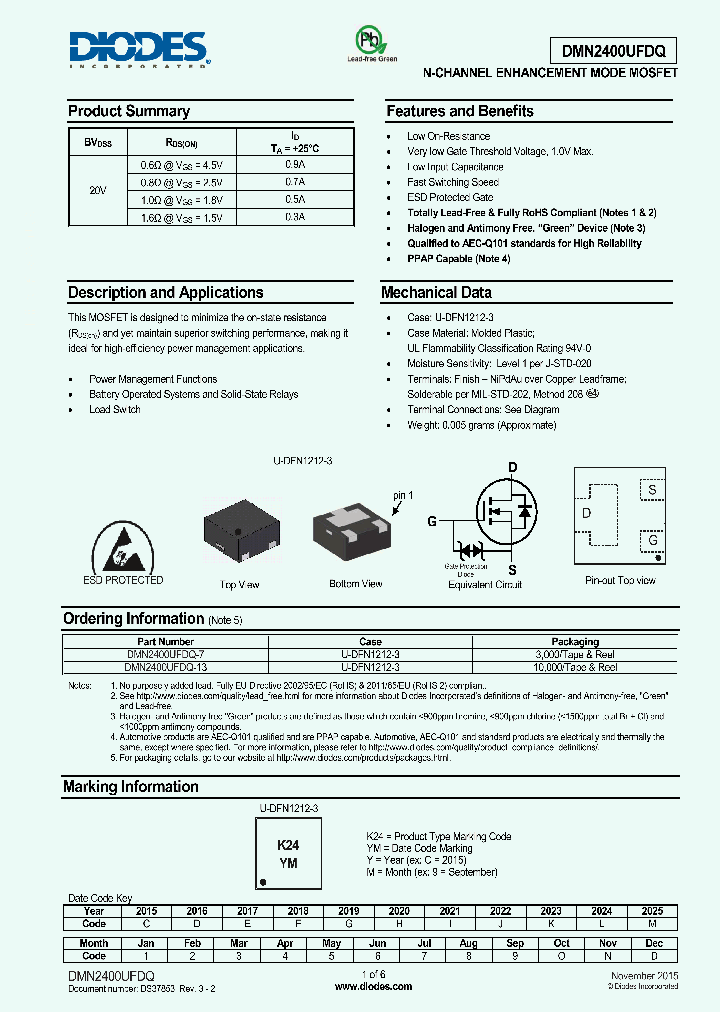 DMN2400UFDQ-13_8313543.PDF Datasheet