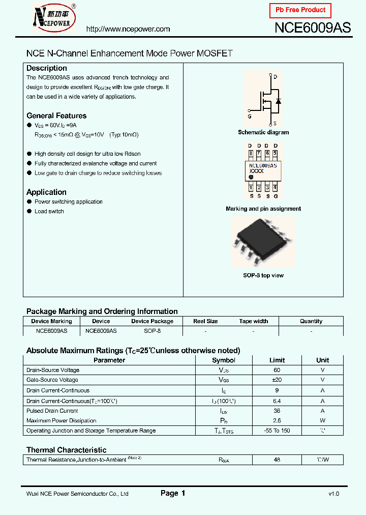 NCE6009AS_8341768.PDF Datasheet