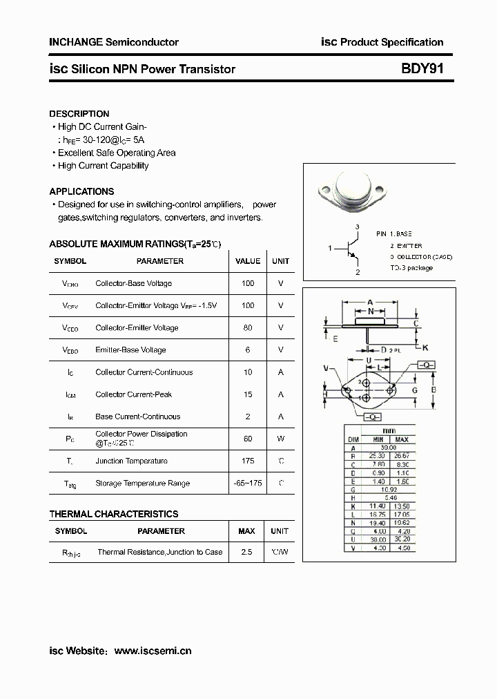 BDY91_8351728.PDF Datasheet