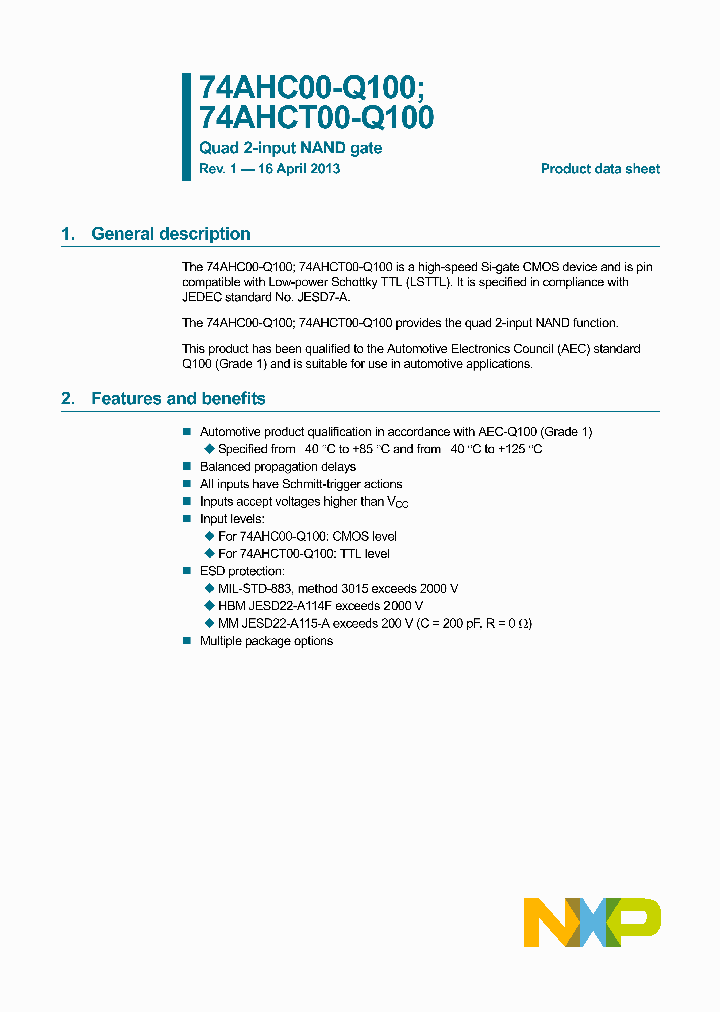 74AHC00BQ-Q100_8412195.PDF Datasheet