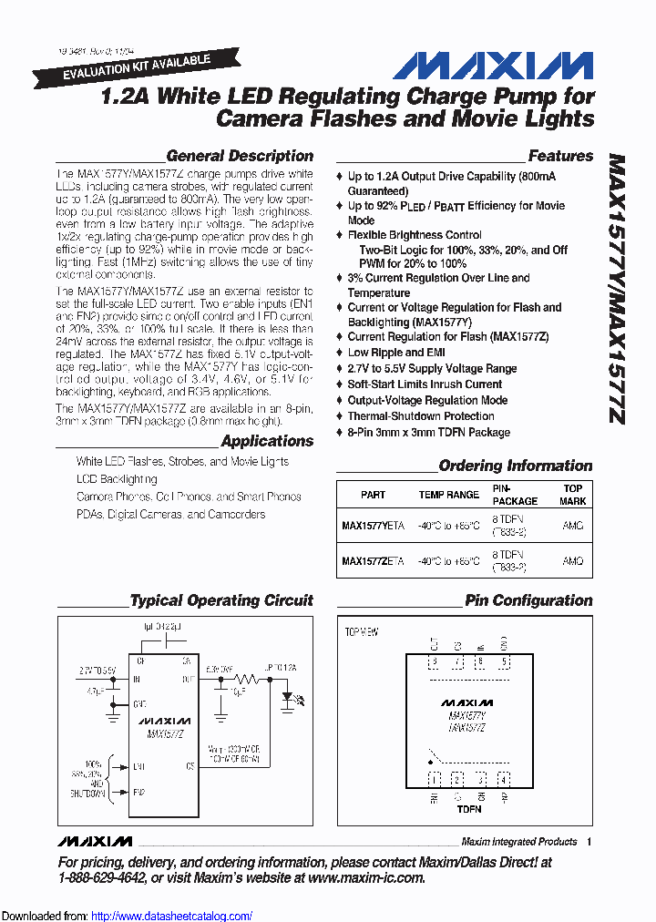 MAX1577YETAT_8447563.PDF Datasheet