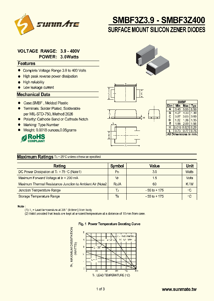 SMBF3Z39_8462311.PDF Datasheet