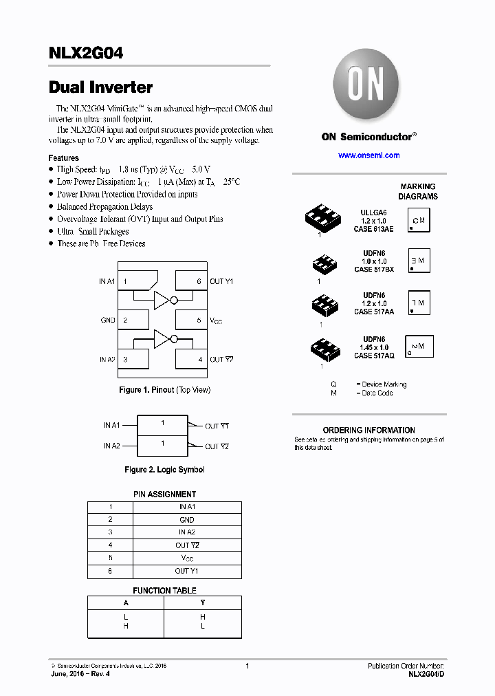 NLX2G04_8715940.PDF Datasheet