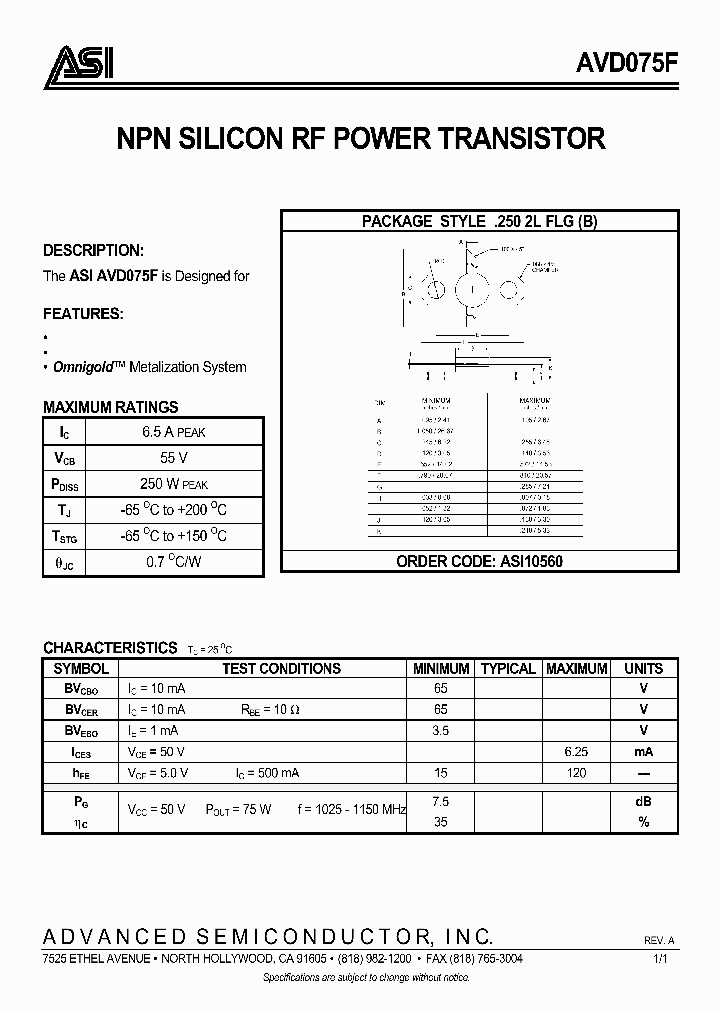 AVD075F_8753928.PDF Datasheet