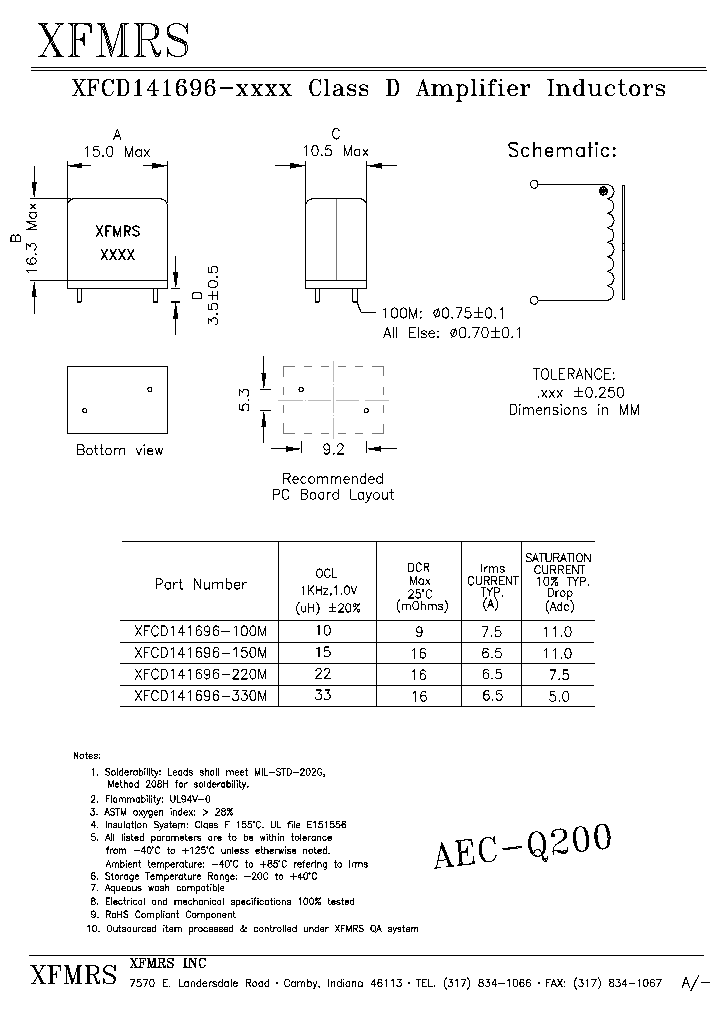 XFCD141696-150M_8783220.PDF Datasheet