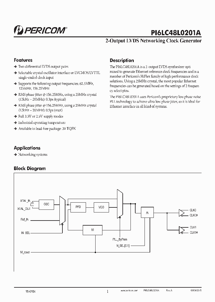 PI6LC48L0201AZHIEX_8789221.PDF Datasheet