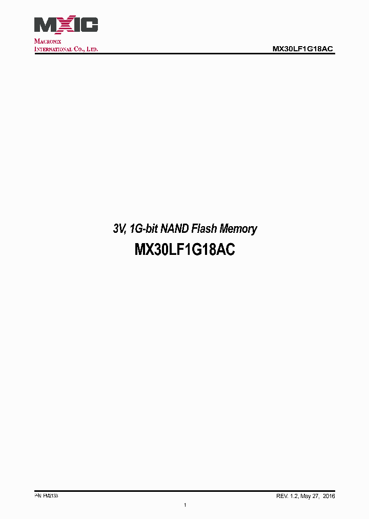 MX30LF1G18AC-XKI_8809619.PDF Datasheet