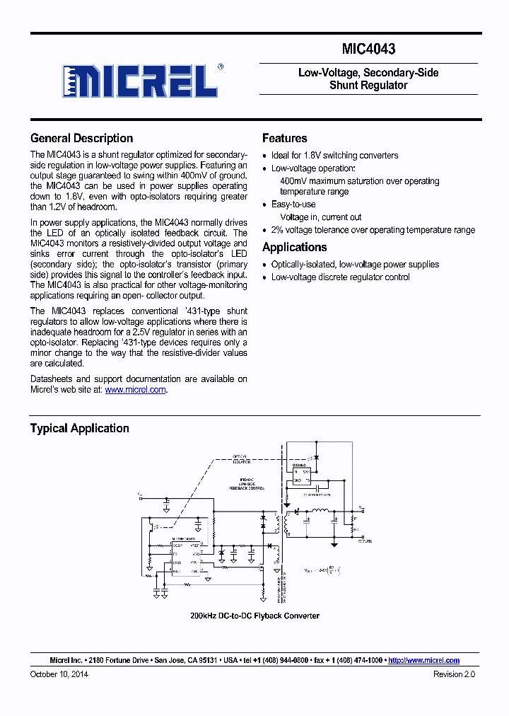 MIC4043YM4_8810294.PDF Datasheet