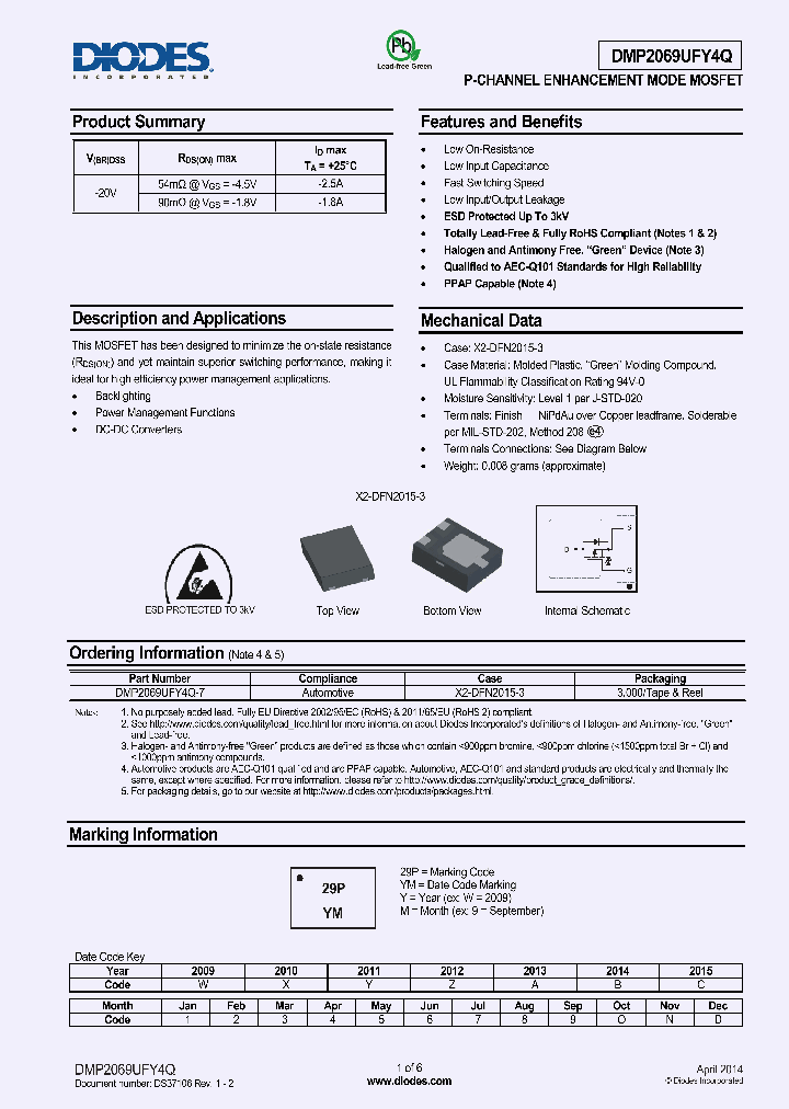 DMP2069UFY4Q_8860995.PDF Datasheet