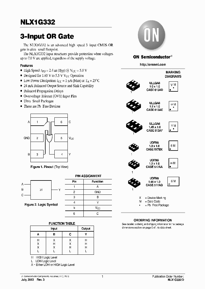 NLX1G332_8871619.PDF Datasheet